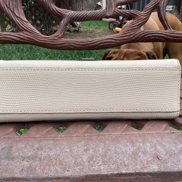 NWT kate spade Riverside St Emmie Warm Beige Chain Strap Leather Crossbody - Picture 7 of 11